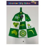 Crochet Top Hand Towel / Tea Towel - Australia Crochet Top Hand Towel / Tea Towel - Australia